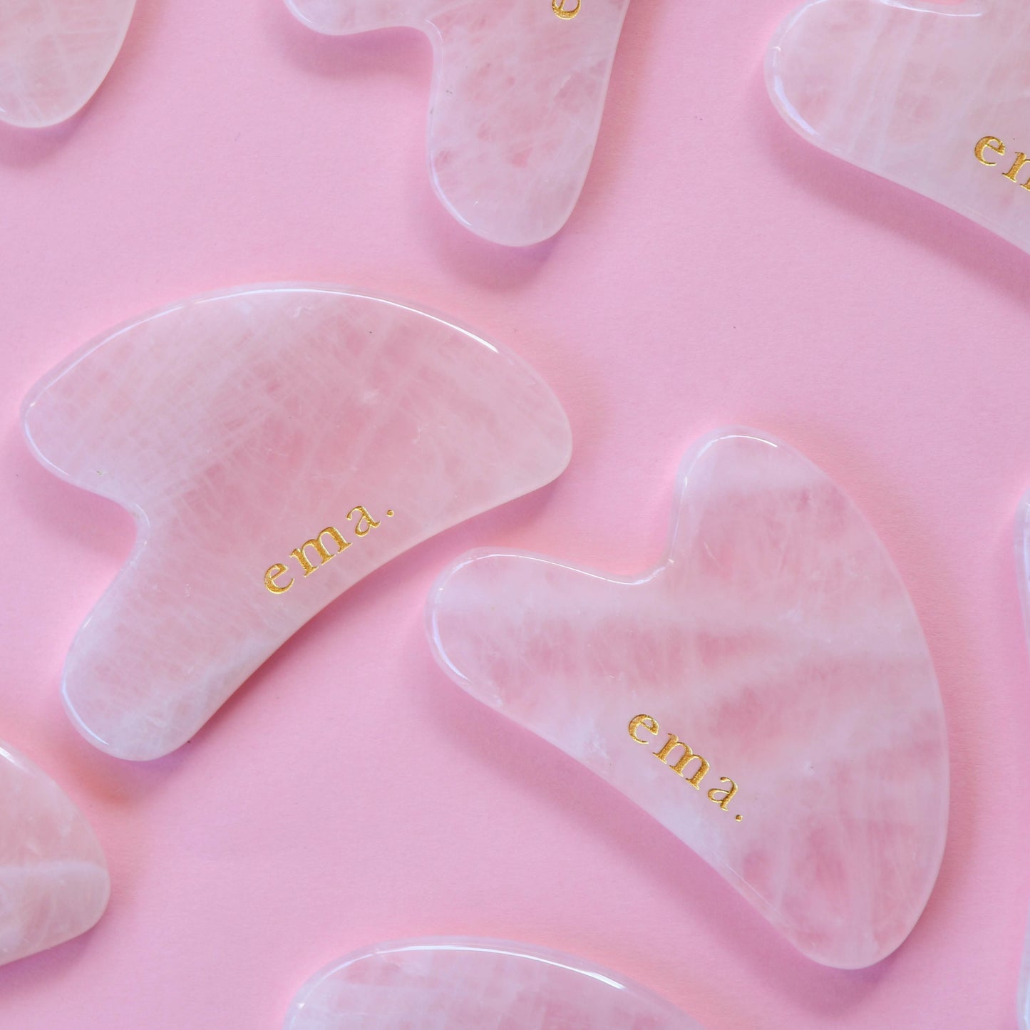Gua Sha Cuarzo Rosa