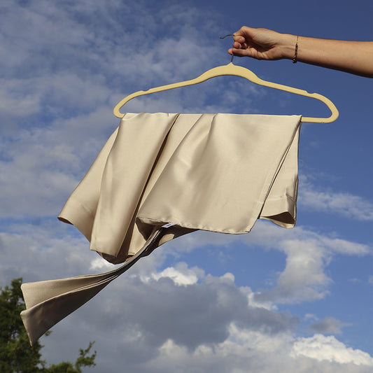 Funda de seda - golden champagne